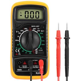 LCD)gital Multimeter Tester AC/DC Voltage DC Current Circuit Resistance OHM Diode