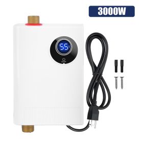 3000W Electric!nkless Water Heater Instant Mini Hot Water Heater with Digital Display¯r Kitchen RV Sink Bathroom