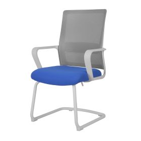 Comfort Visitor Chair Side Reception Armchair Office Guest Chair with Sled Base Armrest Lumbar Support for Waiting Room Conference Room