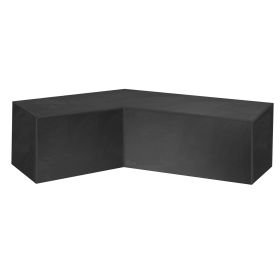 118x118x33.9inches Outdoor L Shape Sofa Covers Water Resistant Dustproof Furniture Covers Sectional Sofa Protectors Table Chair Cover Garden Patio
