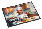 NEW Nova Scotia Duck Tolling Retriever The Chef Doormat Front Door Mat Indoor Outdoor Rugs for Entryway, Non Slip Washable Low Pile, 18H X 27W
