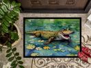 NEW Alligator Doormat Front Door Mat Indoor Outdoor Rugs for Entryway, Non Slip Washable Low Pile, 18H X 27W
