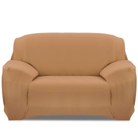 Sofa Cover Printed Stretch Sofa Furniture Cover Soft Sofa Slipcover Polyester Furniture Protector Cover (Option: Camel_g2S)