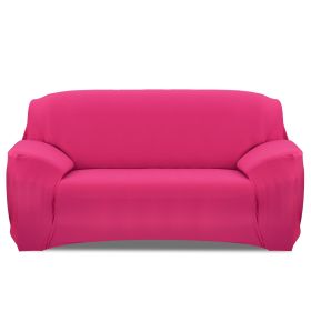 Sofa Cover Printed Stretch Sofa Furniture Cover Soft Sofa Slipcover Polyester Furniture Protector Cover (Option: RoseRegd_3S)