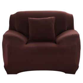 Sofa Cover Printed Stretch Sofa Furniture Cover Soft Sofa Slipcover Polyester Furniture Protector Cover (Option: Coffeeg_1S)