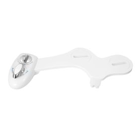 Cold Water Spray Bidet Self-Cleaning Dual Nozzle Bidet/Feminine Wash Non-Electric Mechanical Toilet Seat Cover (Option: Bidet_gGPCT1417)