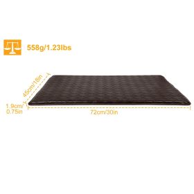 Anti-Fatigue Standing Mat Anti-Slip Memory Foam Floor Mat Water-proof Kitchen Mat (Option: gBlack)