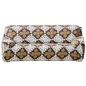 Sofa Cover Printed Stretch Sofa Furniture Cover Soft Sofa Slipcover Polyester Furniture Protector Cover (Option: Baroquge_3S)