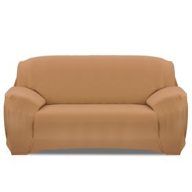 Sofa Cover Printed Stretch Sofa Furniture Cover Soft Sofa Slipcover Polyester Furniture Protector Cover (Option: Camel_g3S)