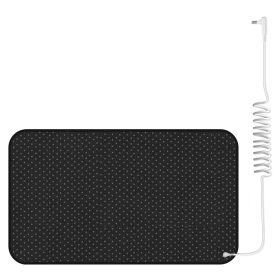 Grounding Mat For Desk Bed With 15FT Grounding Cord For Sleep Energy Pain Relief Indoor Conductive Grounding Mat Anti-Slip PU Leather Grounding Mattre (Option: Small)g_GPCT51)