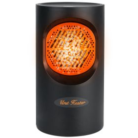 300W Portable Electric Heater Mini Heating Unit Fan Portable Floor Desktop Air Fan Heater For Office Dormitory Room (Option: Bglack)