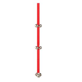 Dog Doorbells Adjustable Pet Doorbells Dog Potty Bells for Dog Training 7 Extra Large Loud 1.4oorBells (Option: Bellg(Red)