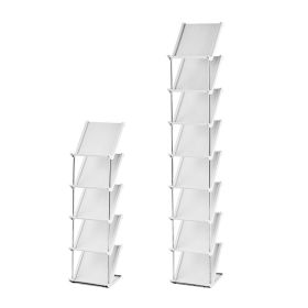5 Tier Vertical Shoe Rack Narrow Free Standing Storage Organizer for Entryway Space-Saving Stackable Shoe Holder Corner Shoe Tower For Entryway Bedroo (Option: Grey_5Tgier)