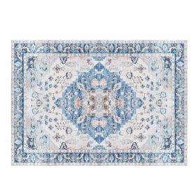 8x10FT Vintagerea Rug Modern Non Slip Carpet Boho Low Pile Soft Rug Waterproof Machine Washable Rug for Living Room Bedroométchen Dining Room Unde (Option: 8_10FT_Tgype2)